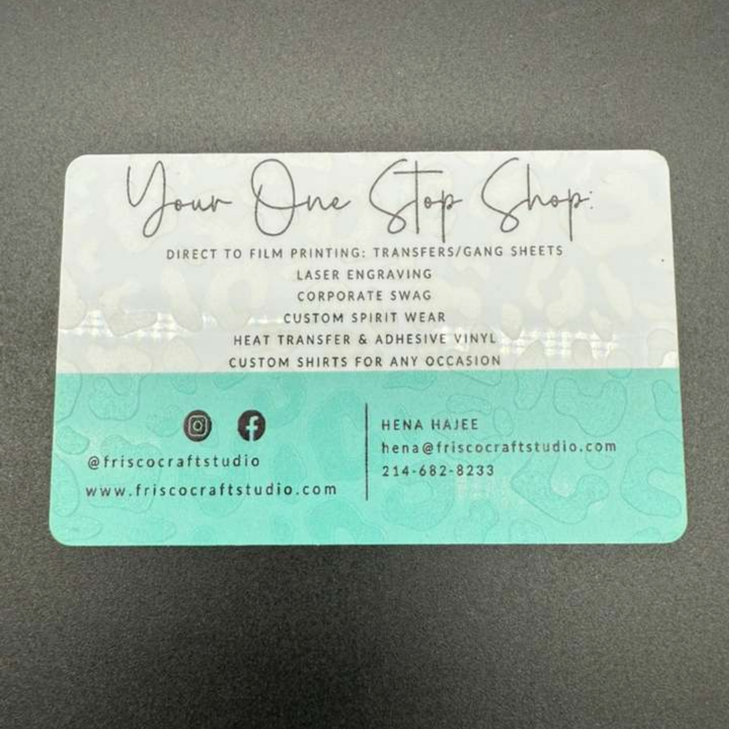 Business Cards (PVC)