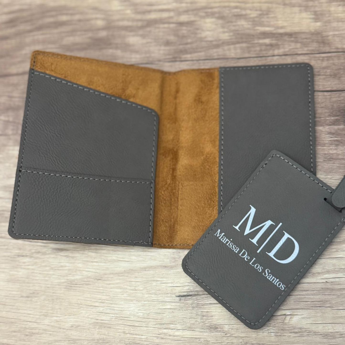 Travel Set - Luggage Tag + Passport Holder