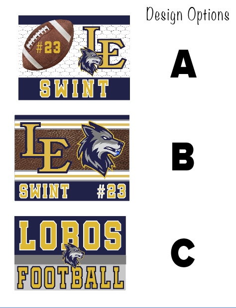 LEHS Football Yard Sign