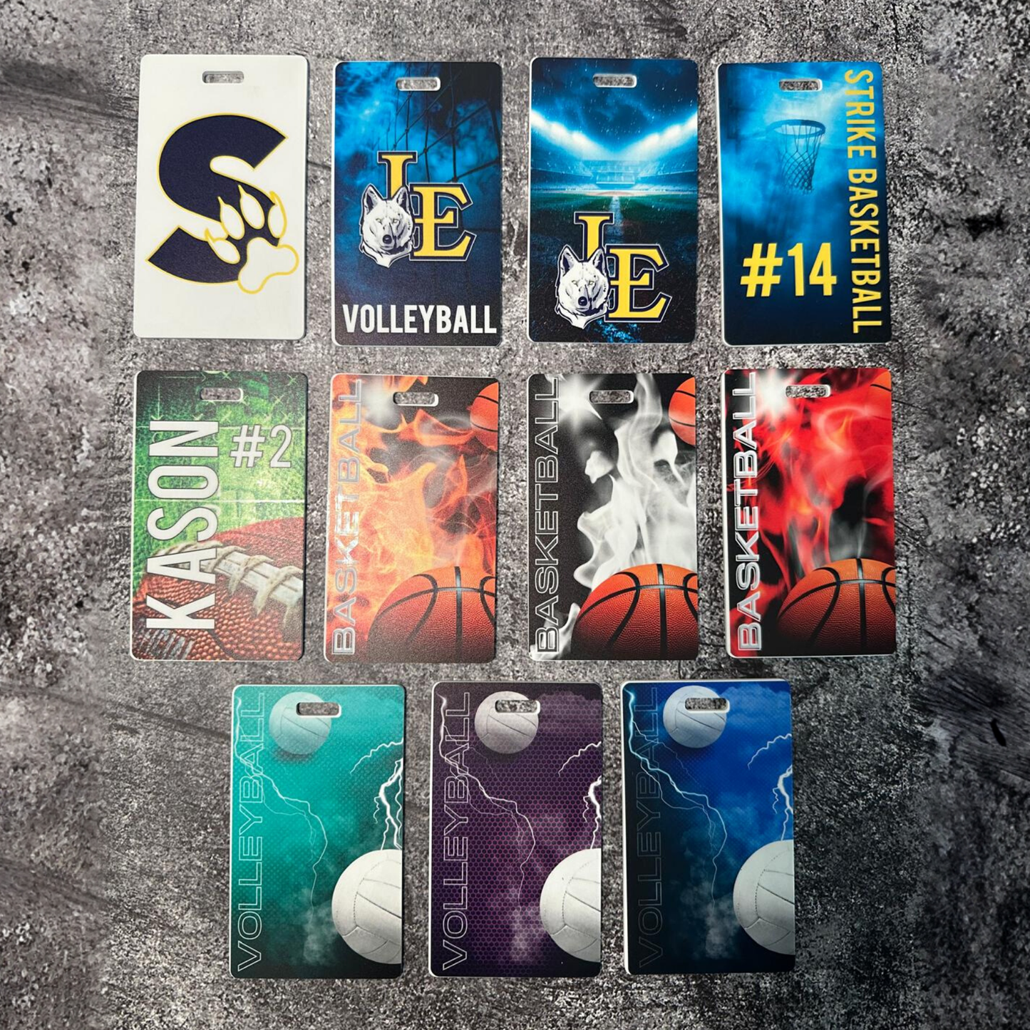 Customized Sports Bag Tag