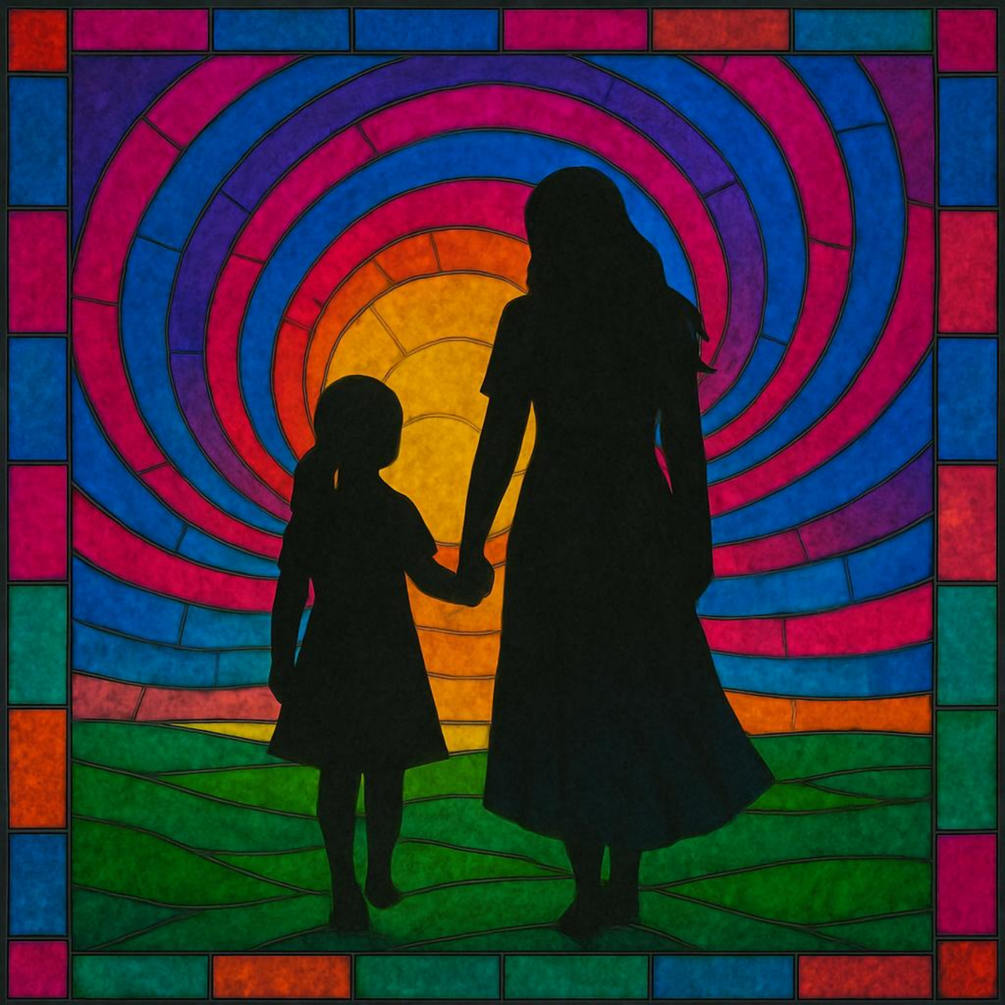Stained Glass Look Acrylic Art