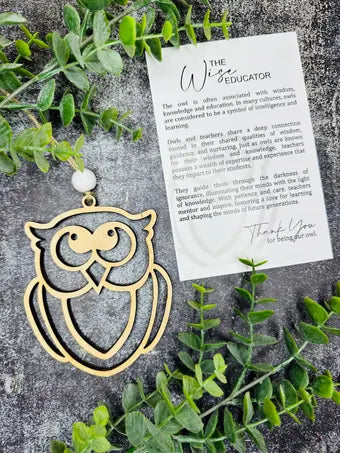 Wise Owl Educator Ornament β A Thoughtful Tribute to Your Favorite Teacher  Wisdom and Dedication of Educators