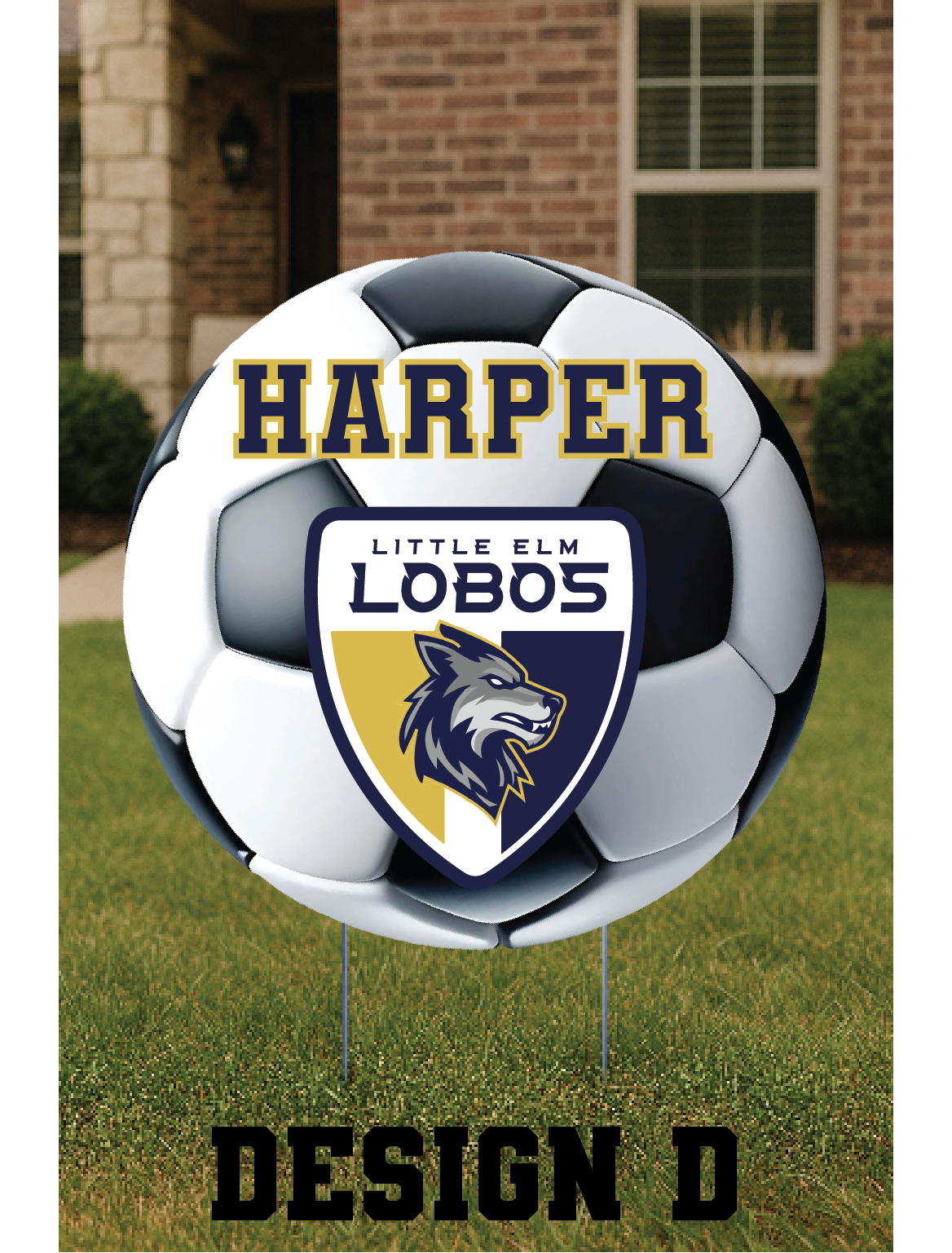 Girls Soccer Yard Signs
