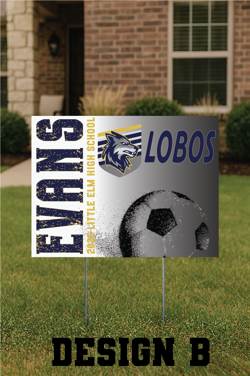 Boys Soccer Yard Signs