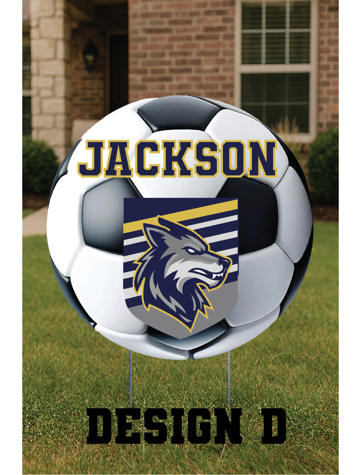 Boys Soccer Yard Signs