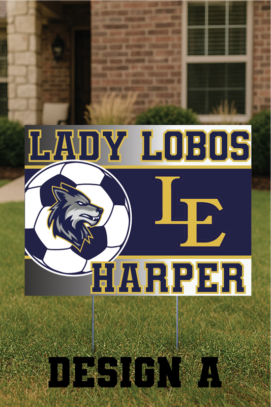 Girls Soccer Yard Signs