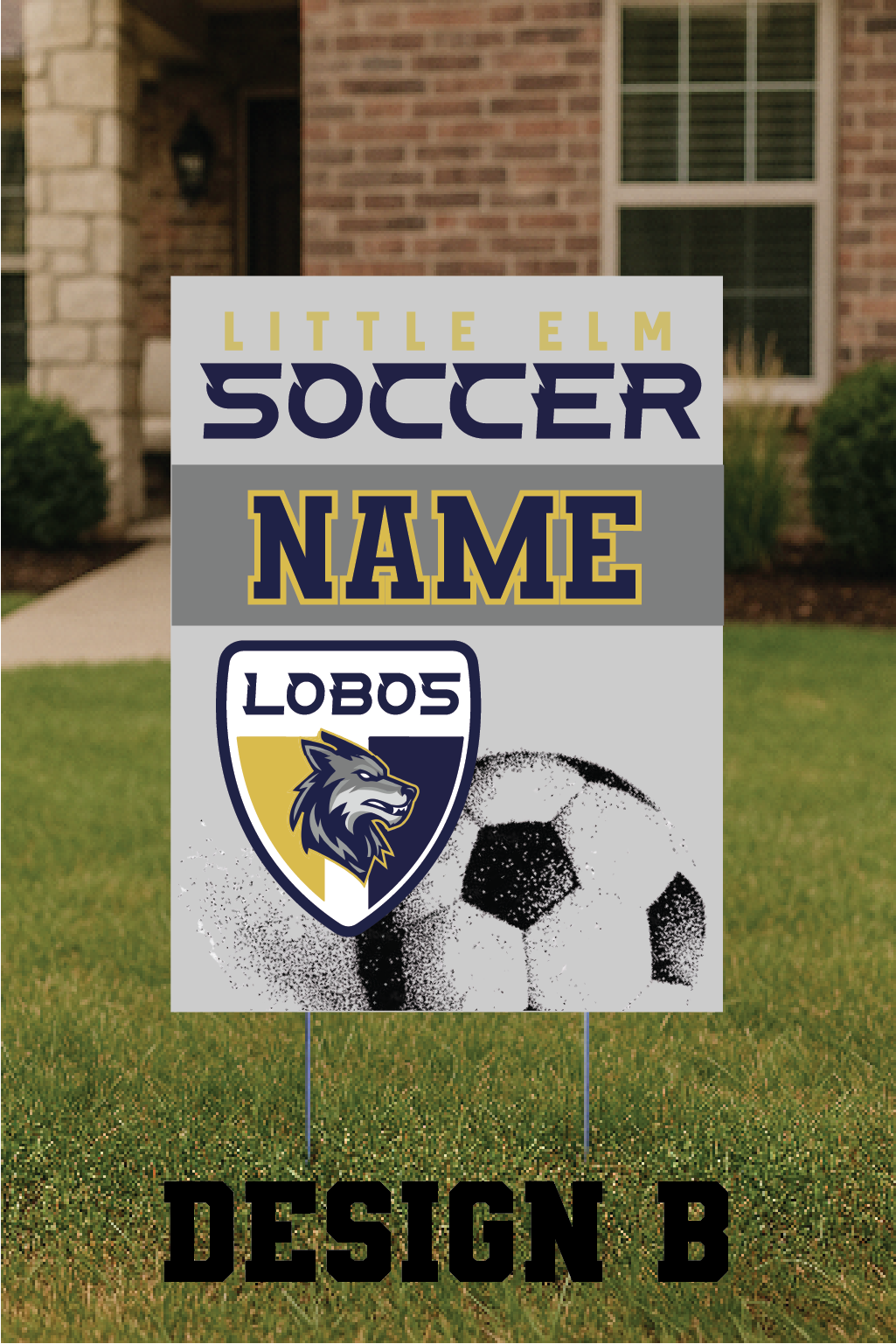 Girls Soccer Yard Signs