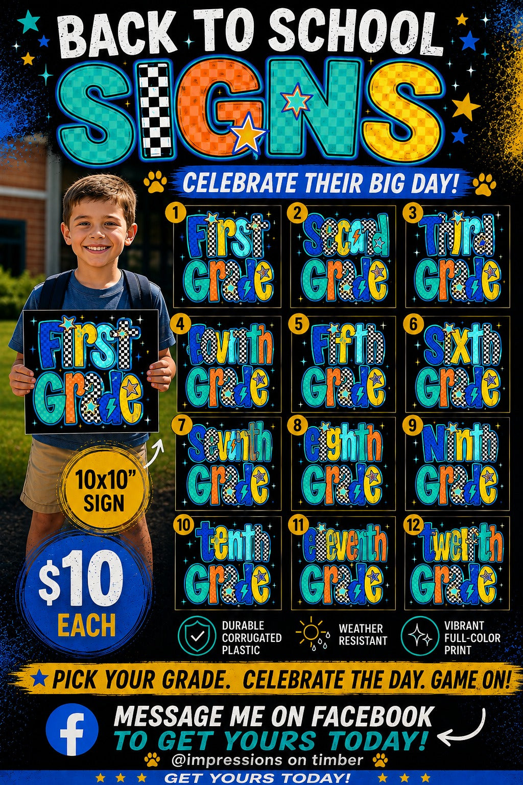 Back to School Sign