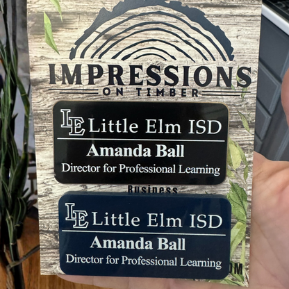 Staff Name Badge
