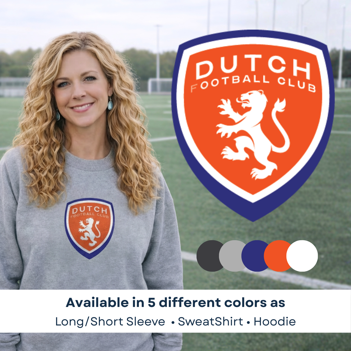 Dutch FC - Girls Shield Design
