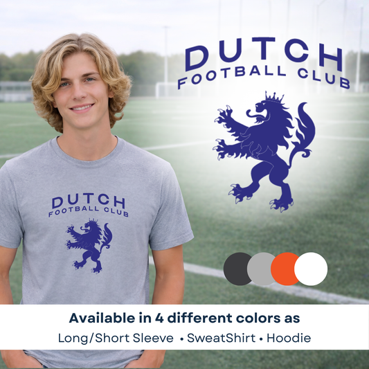 Dutch FC- Boys DFC Logo Blue Design