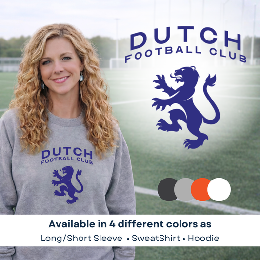 Dutch FC- Girls DFC Logo Blue Design