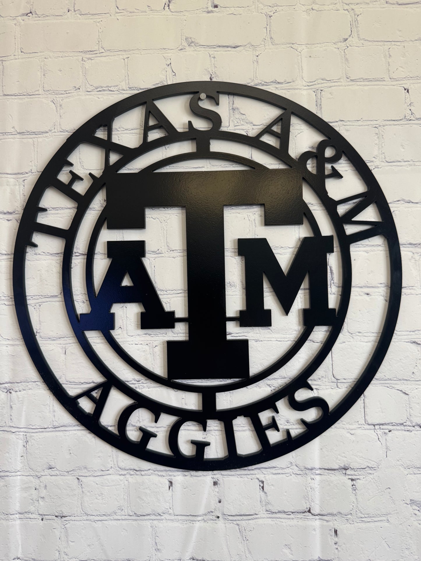 TAMU - ATM Metal Sign