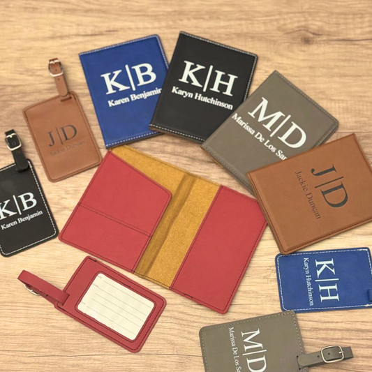 Travel Set - Luggage Tag + Passport Holder