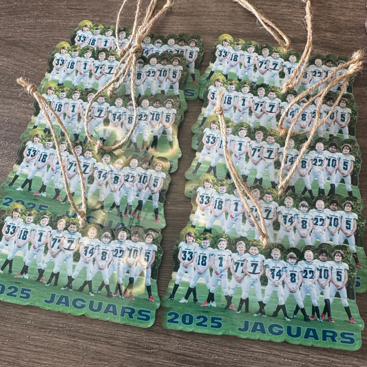 Personalized Team Ornaments