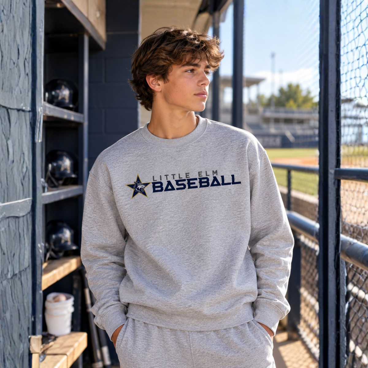 LEHS Baseball - LOBOS Full Set (top + bottom)