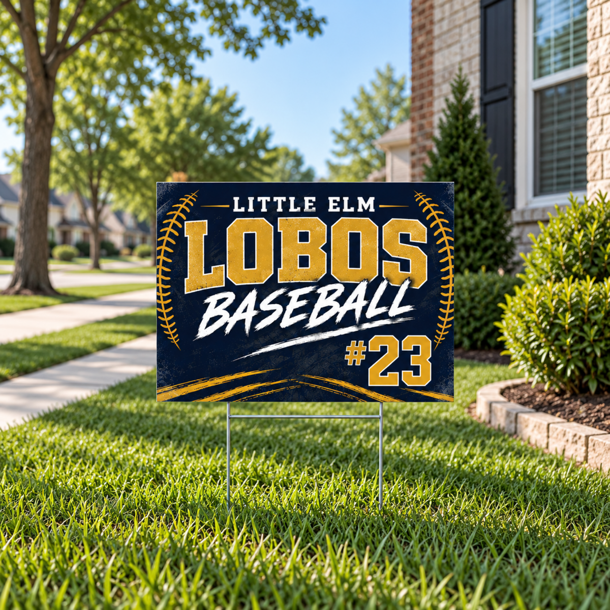 LEHS - Baseball Yard Sign