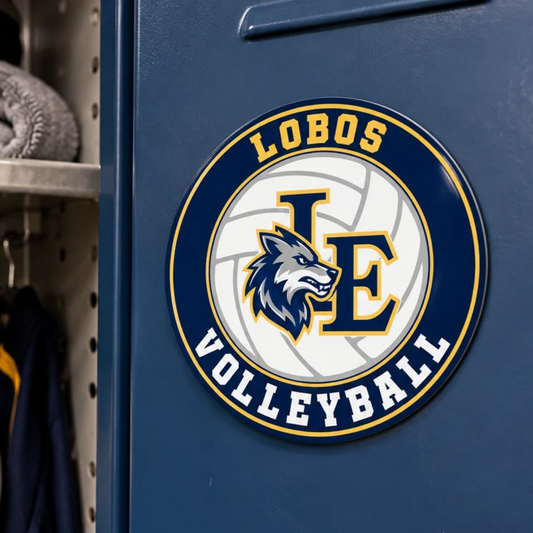 LOBOS Volleyball - Locker Magnet