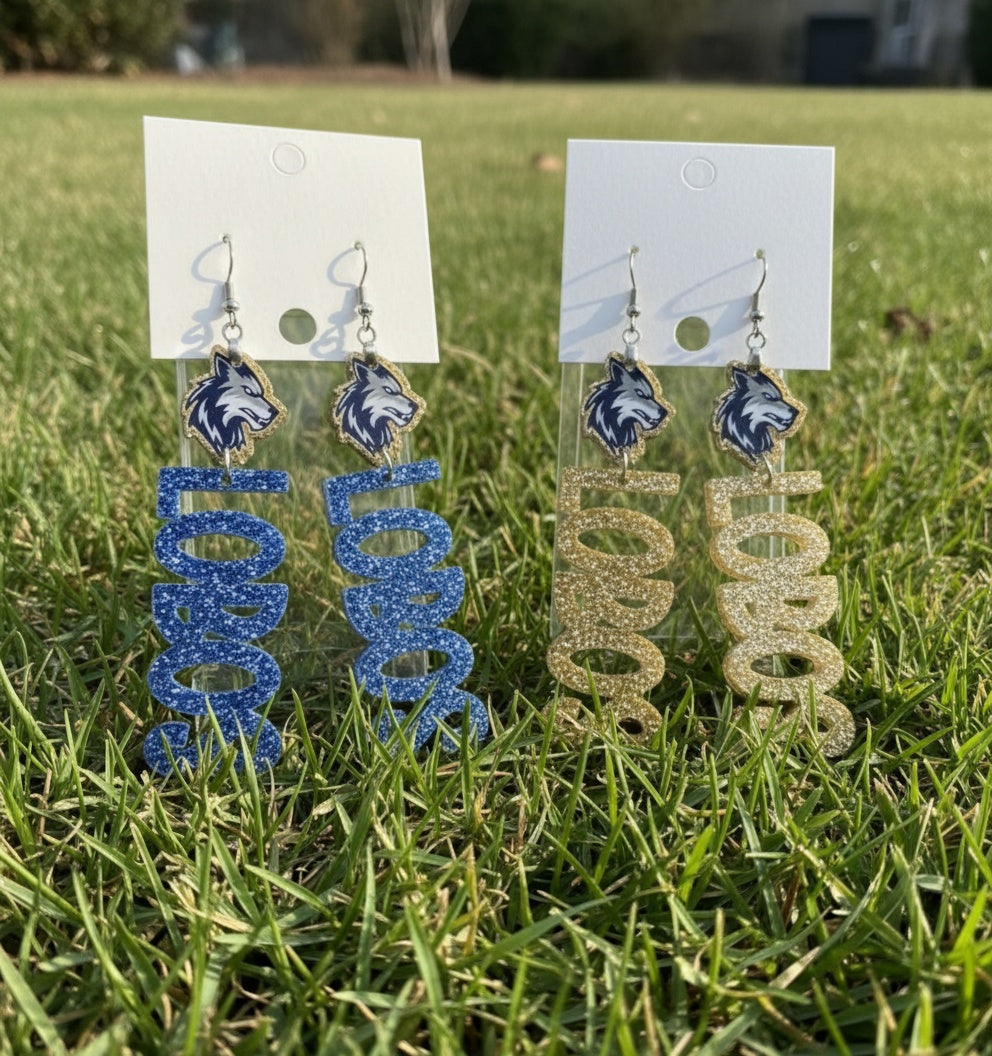 LOBOS Letters Earrings