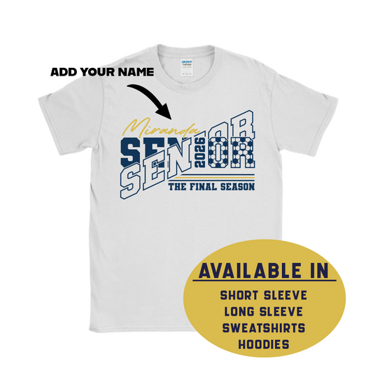 Personalized Senior Final Season Soccer