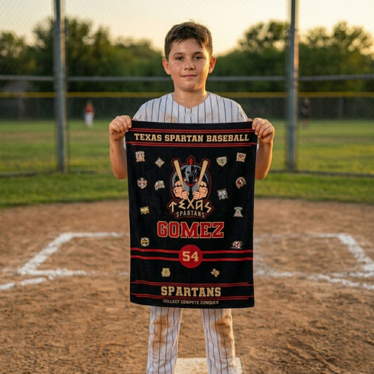 Spartans - Baseball Team Trading Pin Towels