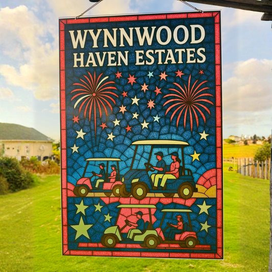 Stained Glass Look Acrylic Art