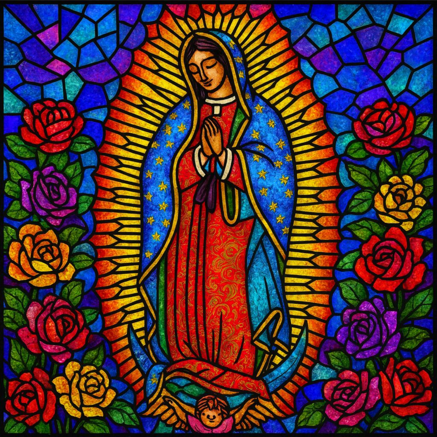 Stained Glass Look Acrylic Art