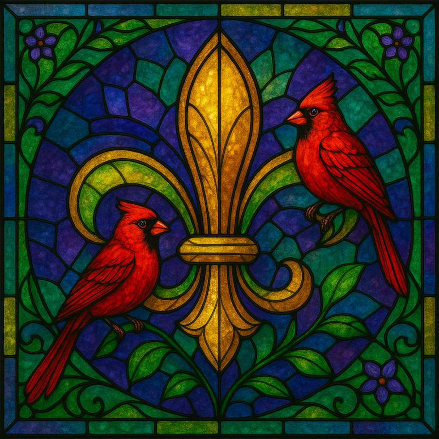 Stained Glass Look Acrylic Art